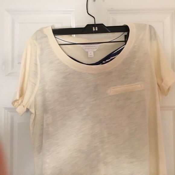 NWT Charter Club Women’s PJ Top SZ XS - Picture 1 of 5
